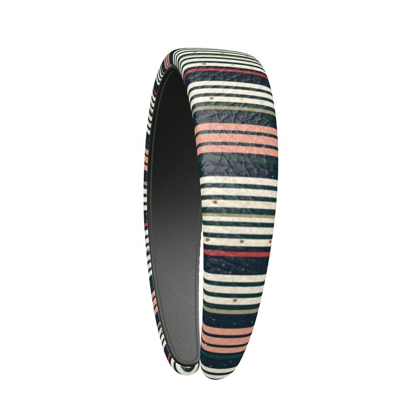 Classic Stripe Leather Headband for Kids