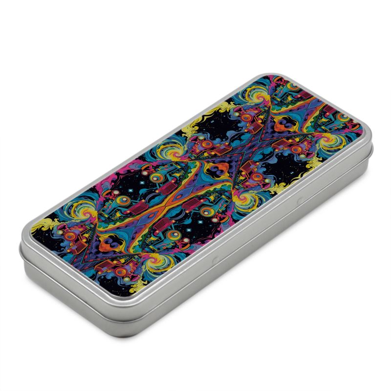 Trains of Dreams Pencil Tin for Kids