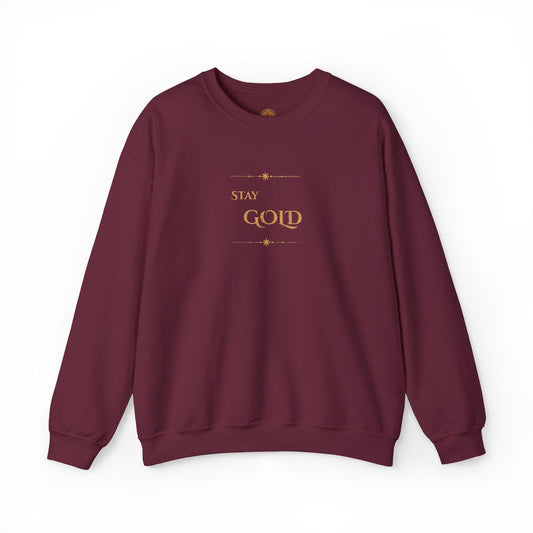 Stay Gold Embroidered Sweatshirt