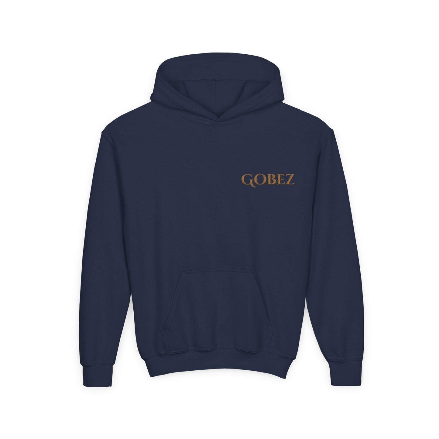 Gobez Embroidered Logo Youth Hoodie