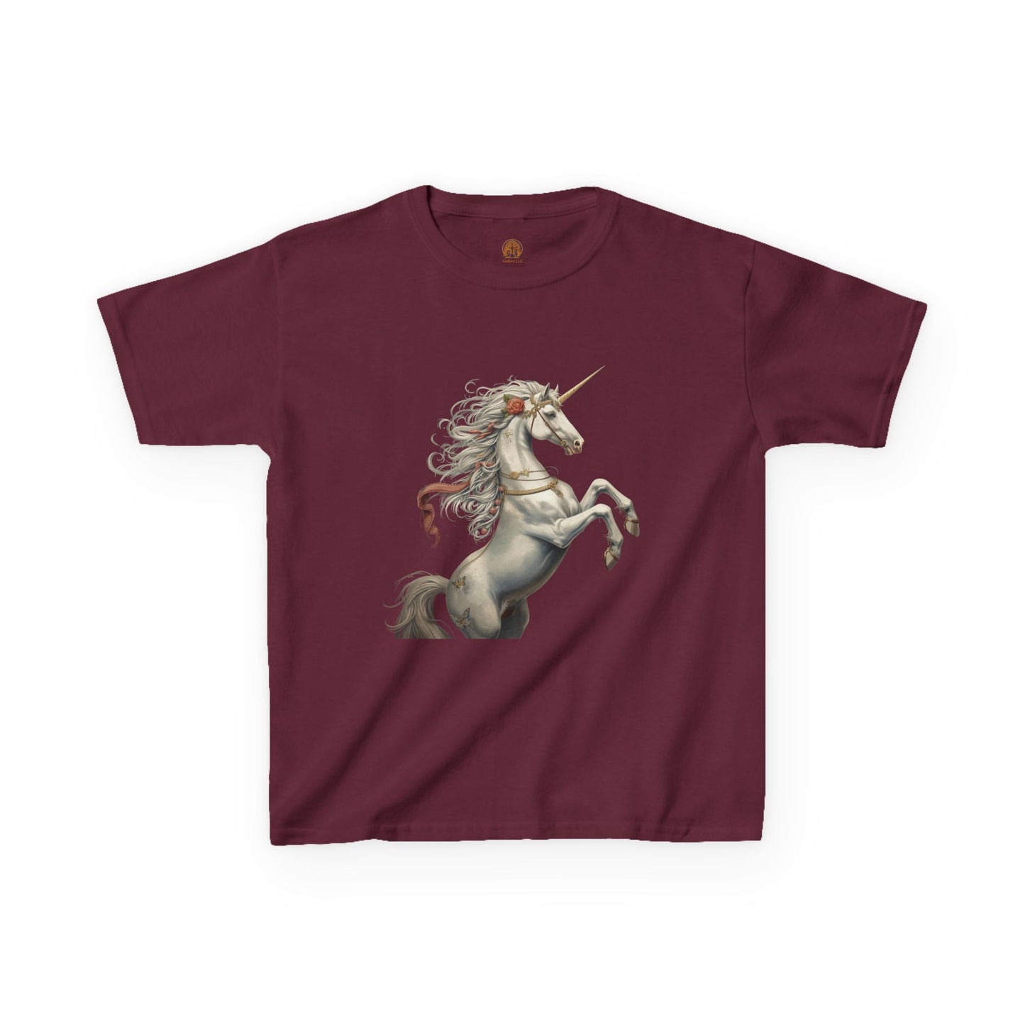 Rearing Magical Unicorn Graphic Kid T- Shirt