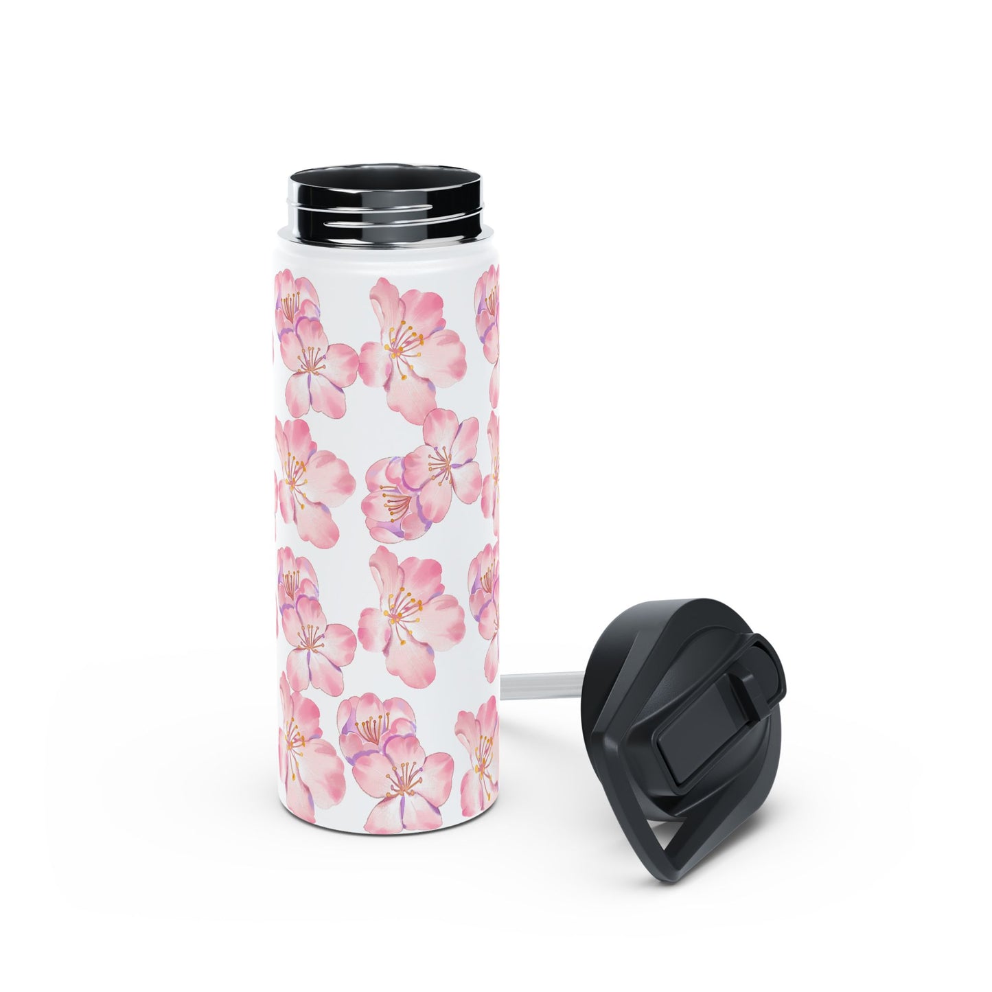 Cherry Blossom Stainless Steel Water Bottle