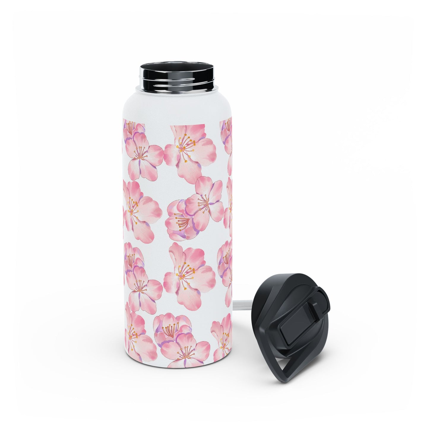 Cherry Blossom Stainless Steel Water Bottle