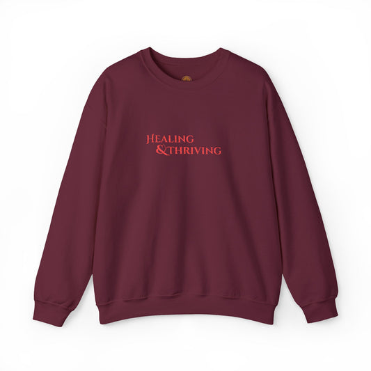 Healing & Thriving Embroidered Sweatshirt