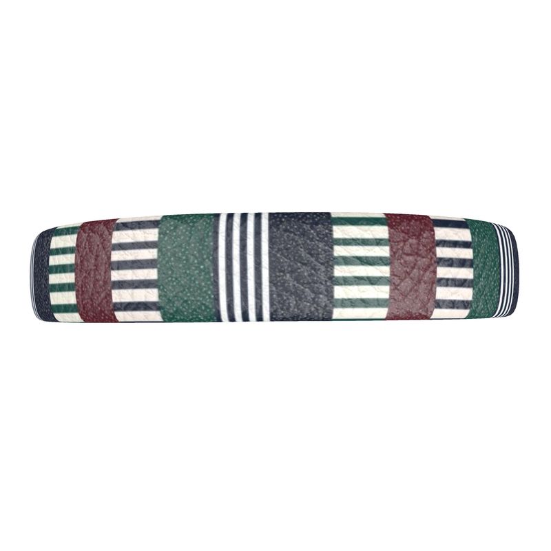 Refined Stripe Leather Headband for Kids
