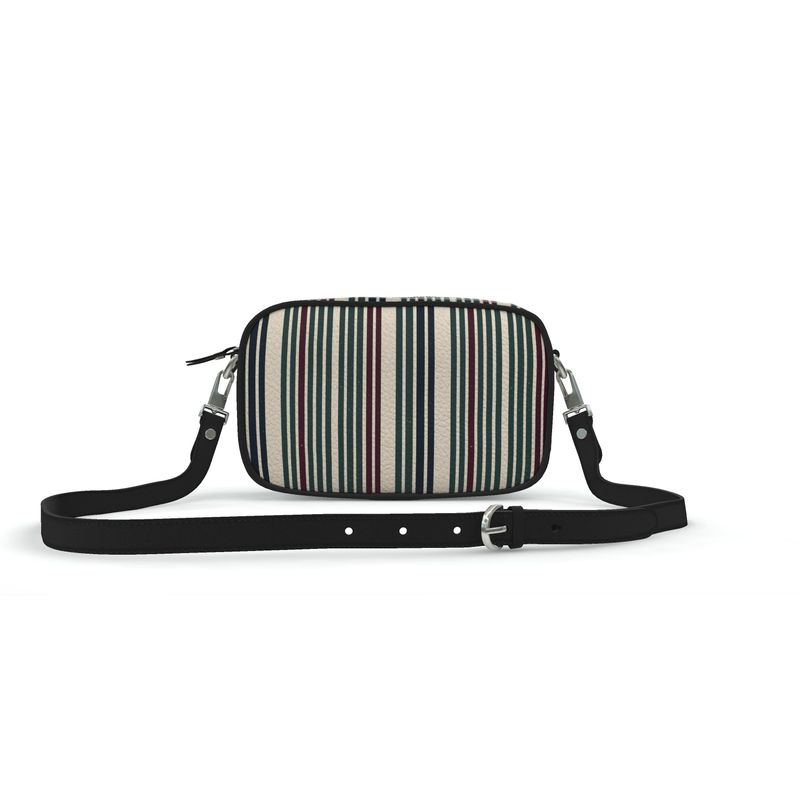 Classic Stripe Nappa Leather Purse