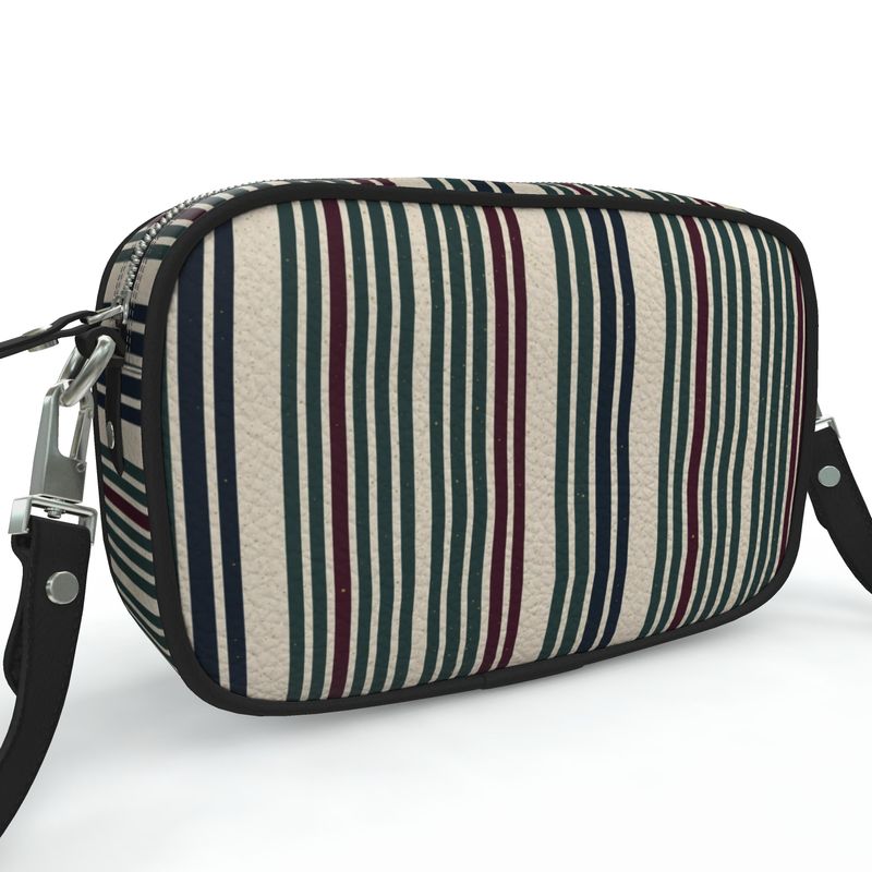 Classic Stripe Nappa Leather Purse