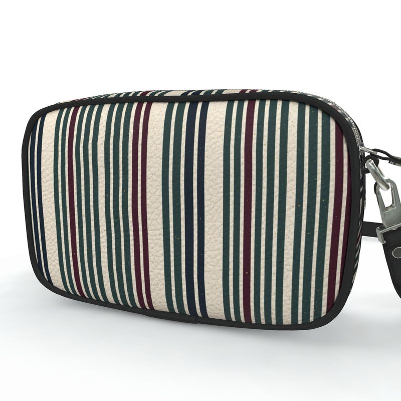 Classic Stripe Nappa Leather Purse
