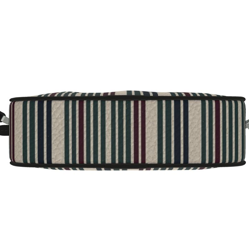 Classic Stripe Nappa Leather Purse