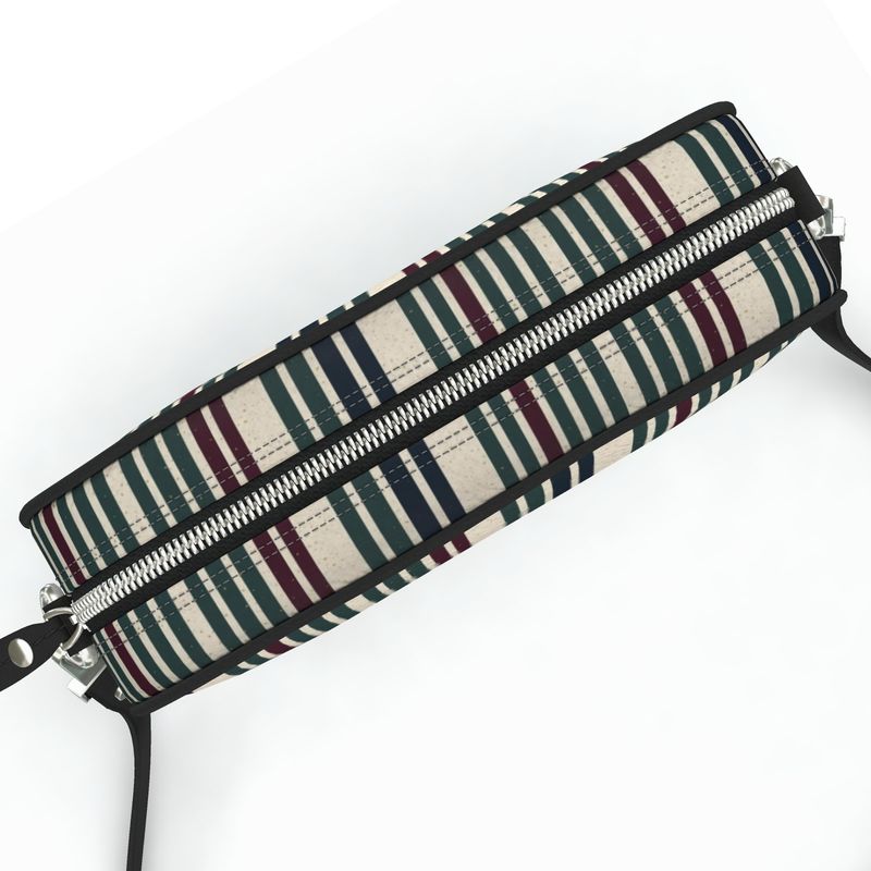 Classic Stripe Nappa Leather Purse