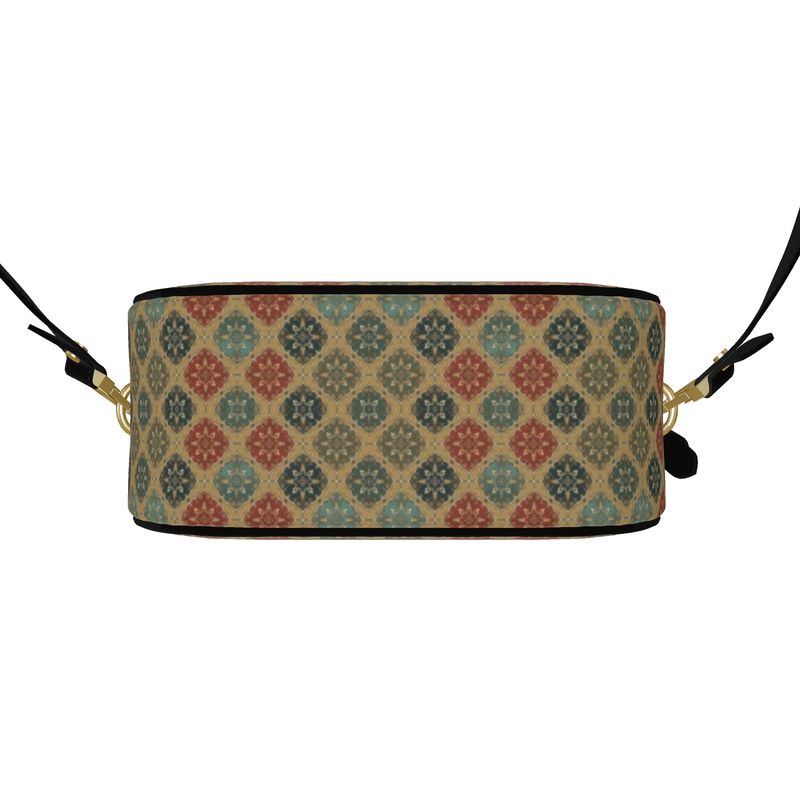 Moroccan Heritage Round Leather Bag