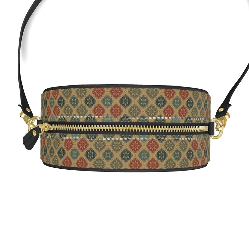 Moroccan Heritage Round Leather Bag