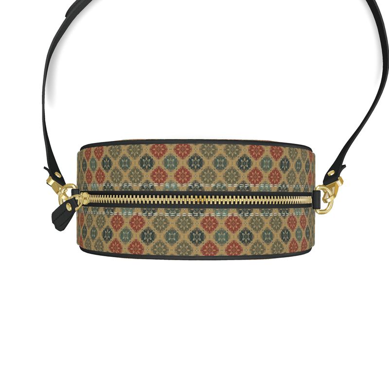Moroccan Heritage Round Leather Bag