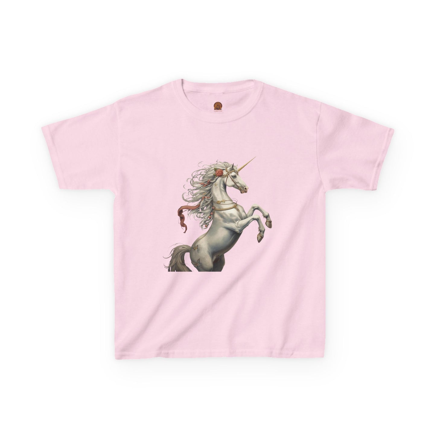 Rearing Magical Unicorn Graphic Kid T- Shirt