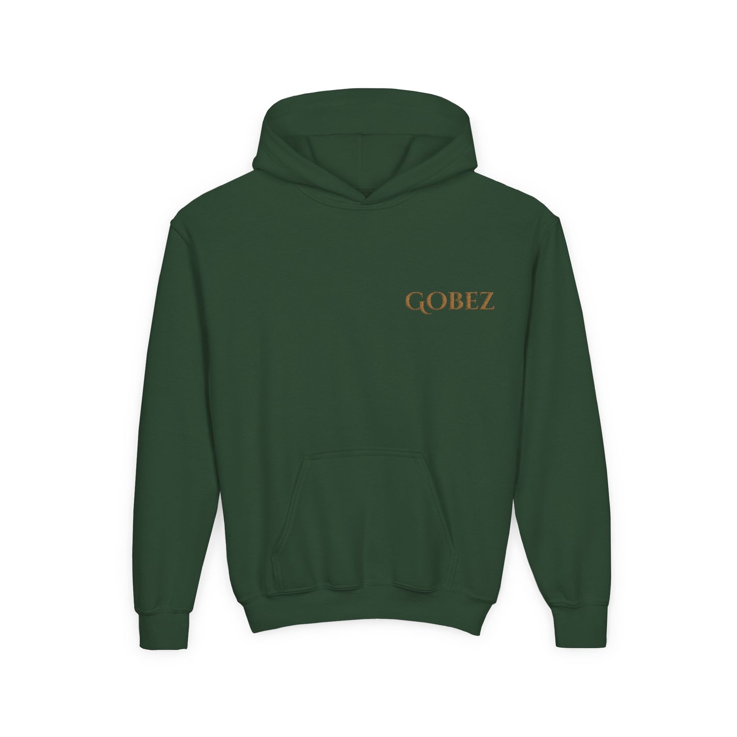 Gobez Embroidered Logo Youth Hoodie